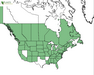  <p><strong>Carex stipata - Saw-Beaked Sedge</strong></p><p> </p><p><a href="http://plants.usda.gov/core/profile?symbol=CAST5">Map courtesy of USDA Plants Database</a><p/>