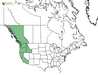  <p><strong>Carex tumulicola - Foothill Sedge</strong></p><p> </p><p><a href="http://plants.usda.gov/core/profile?symbol=CATU3">Map courtesy of USDA Plants Database</a><p/>